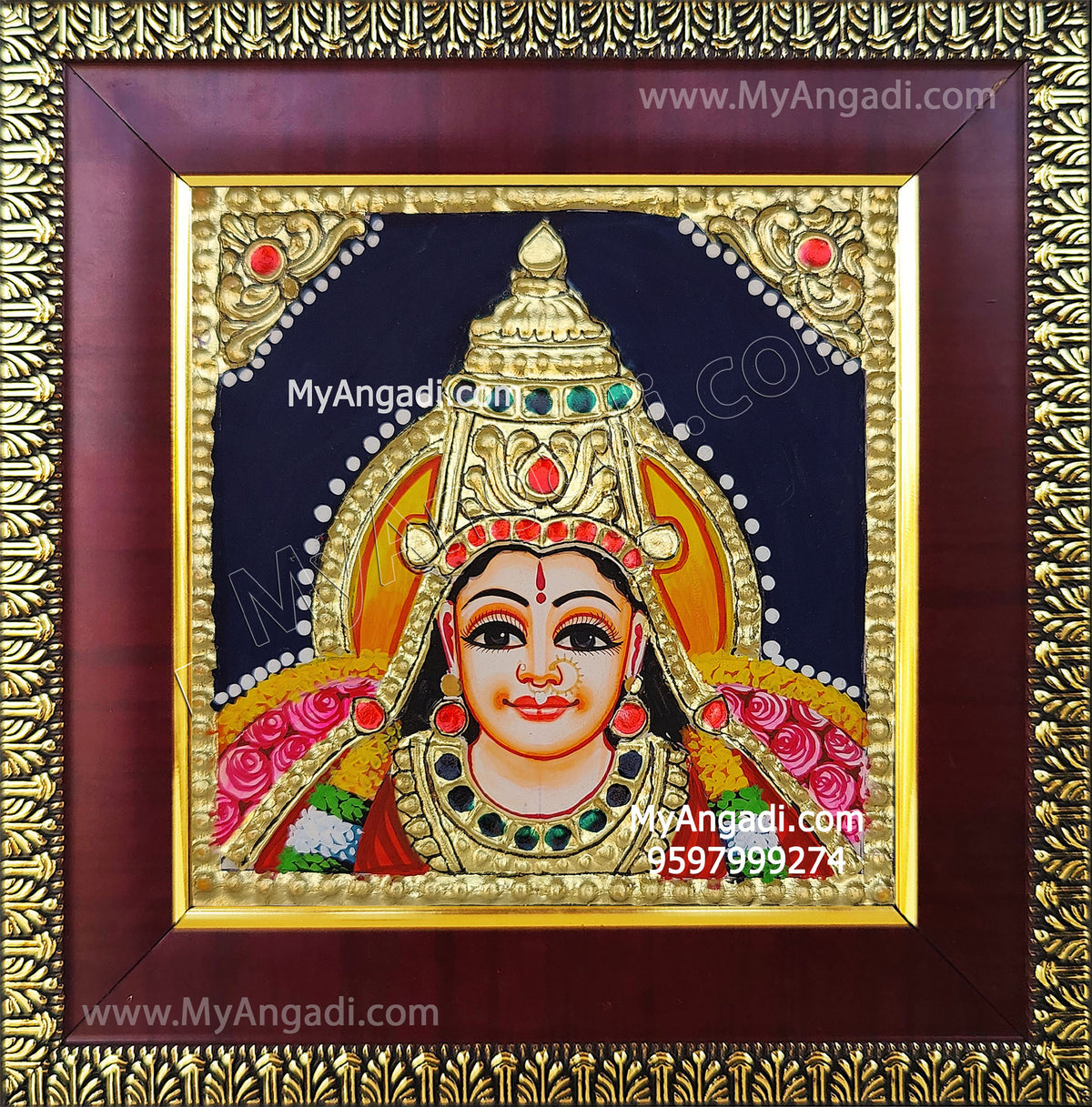 Annpurani Face Tanjore Paintings