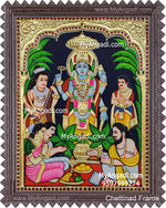 Sathya Narayana Swami Tanjore Painting