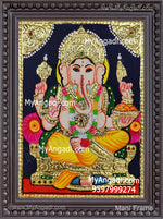 Ganesha Tanjore Painting