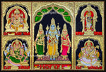 5 Panel Tanjore Painting