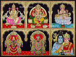 5 Panel Tanjore Painting
