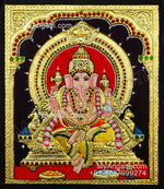 Ganesha Tanjore Painting