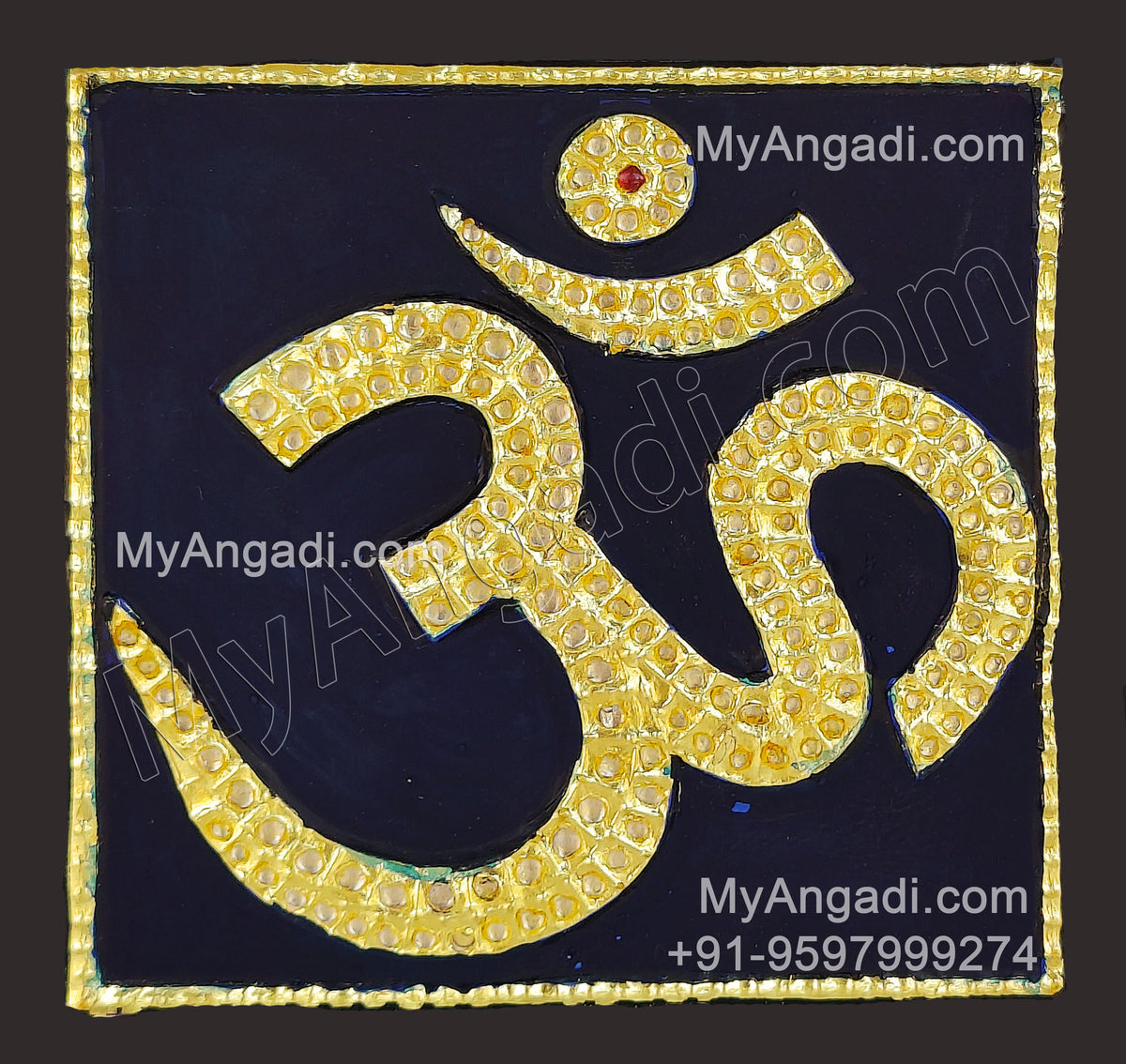 Om - Tanjore Painting