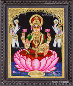 Gajalakshmi Tanjore Painting
