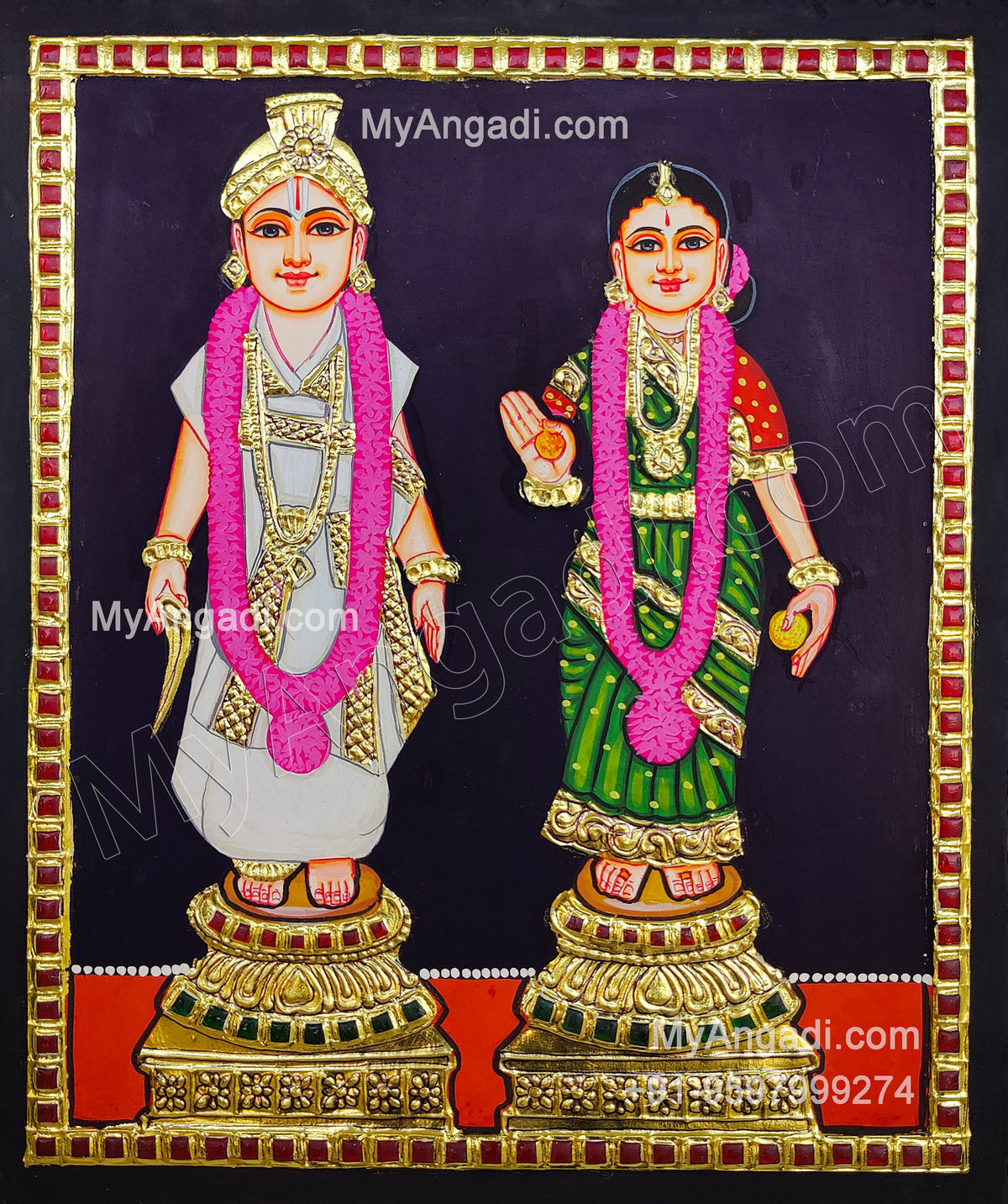 Kuladeivam Tanjore Painting