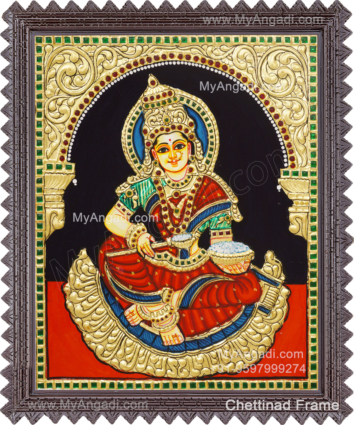 Annapoorani Tanjore Painting