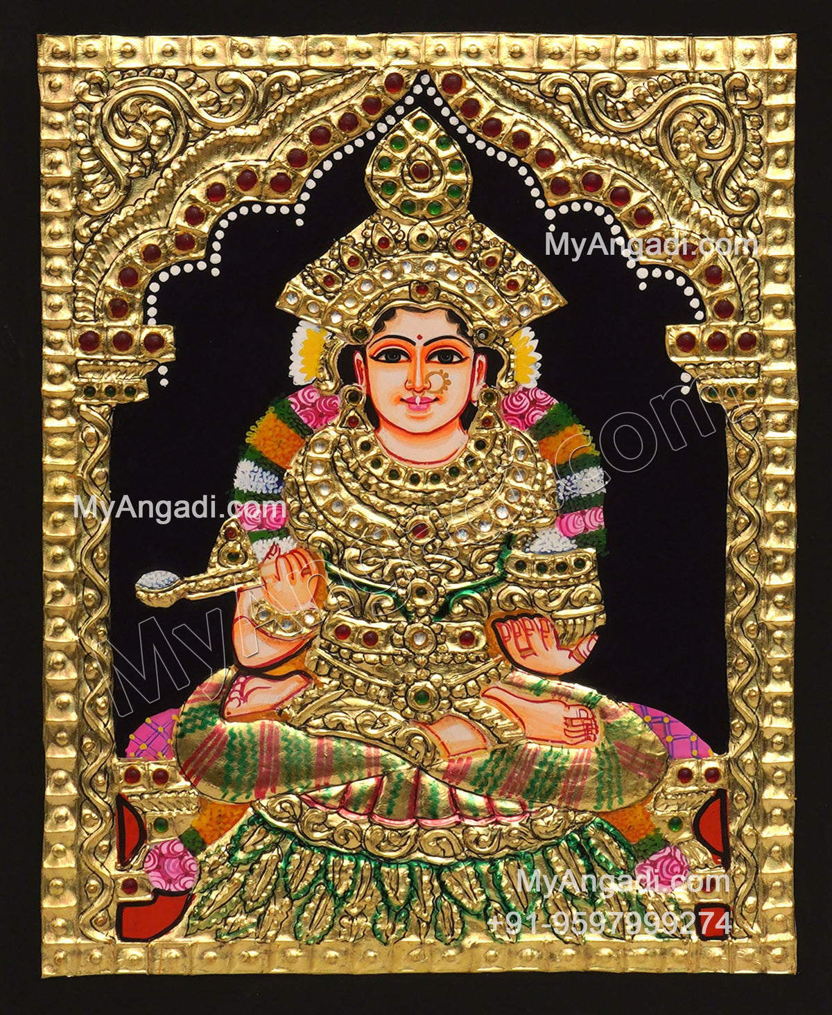 Annapoorani Tanjore Painting