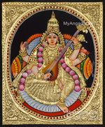 Saraswathi Tanjore Painting