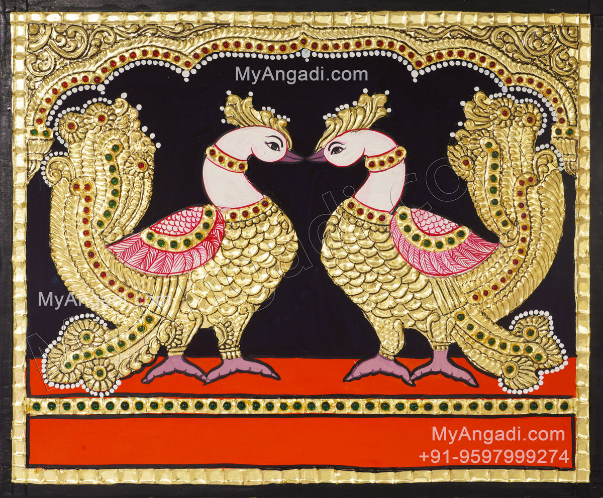 Annapakshi Tanjore Painting