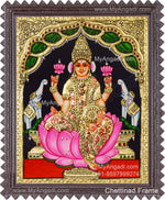 Gajalakshmi Tanjore Painting