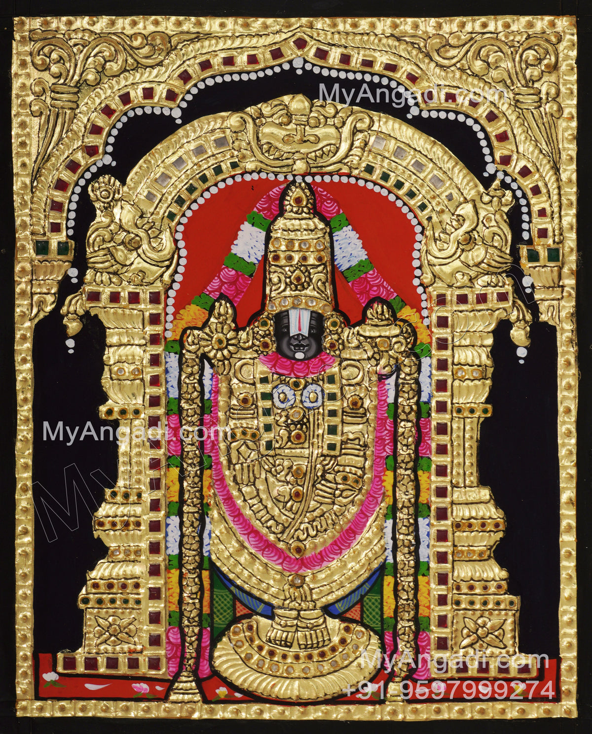 5 Set Tanjore Paintings