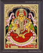 Gajalakshmi Tanjore Painting