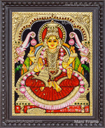 Gajalakshmi Tanjore Painting