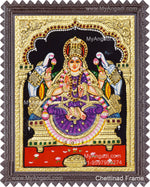 Gajalakshmi Tanjore Painting