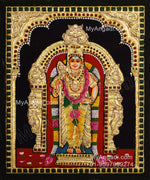 5 Set Ganesha Murugan Balaji Lakshmi Saraswathi Tanjore painting