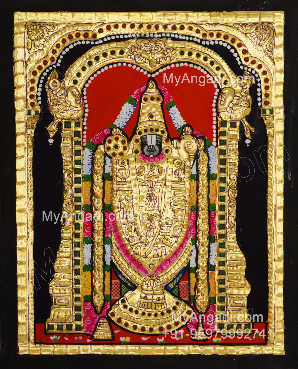 5 Set Tanjore Paintings