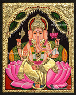 Ganesha Tanjore Painting
