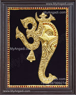 Om Ganesha Tanjore Painting