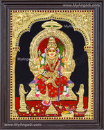 Kamatchi Amman Tanjore Painting