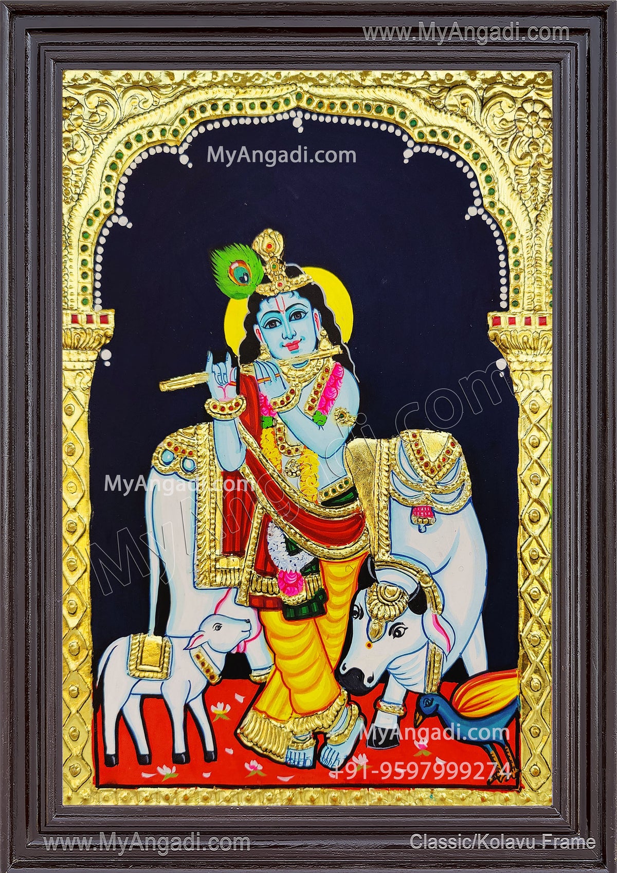 Krishna Tanjore Paintings