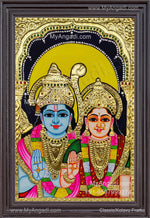 Ram Sita Tanjore Painting