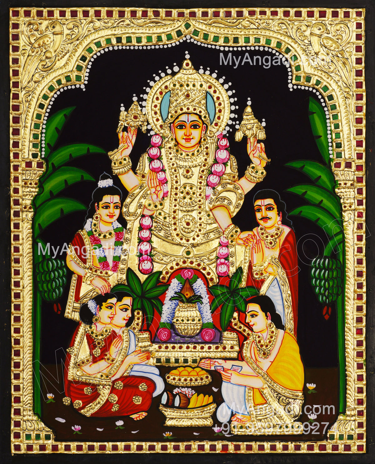 Sathyanarayana Tanjore Painting