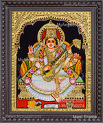 Saraswathi Tanjore Painting