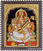 Saraswathi Tanjore Painting
