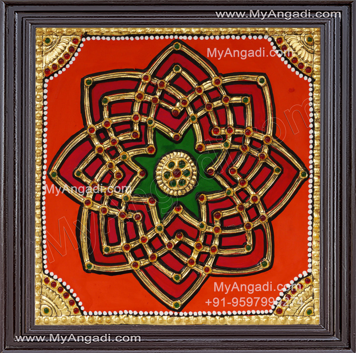Aiswarya Kolam Tanjore Painting