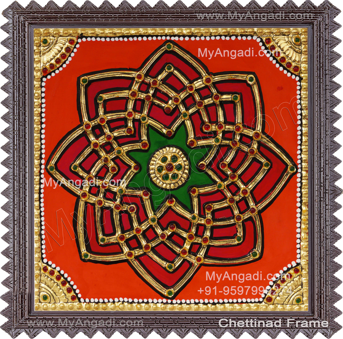 Aiswarya Kolam Tanjore Painting