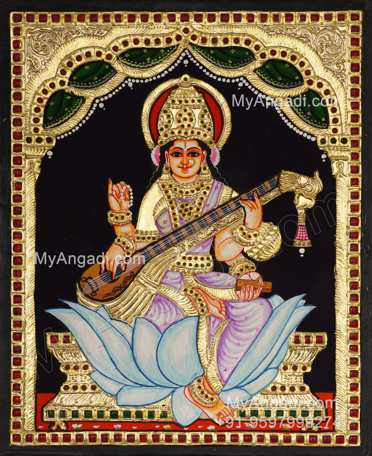 5 Set Tanjore Paintings