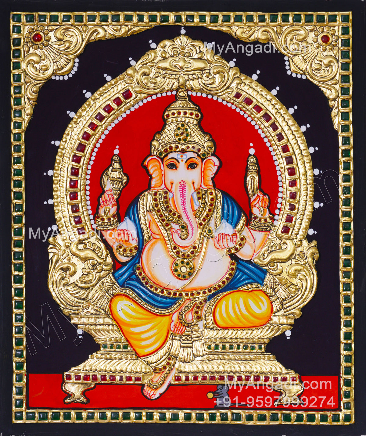 Ganesha Tanjore Paintings