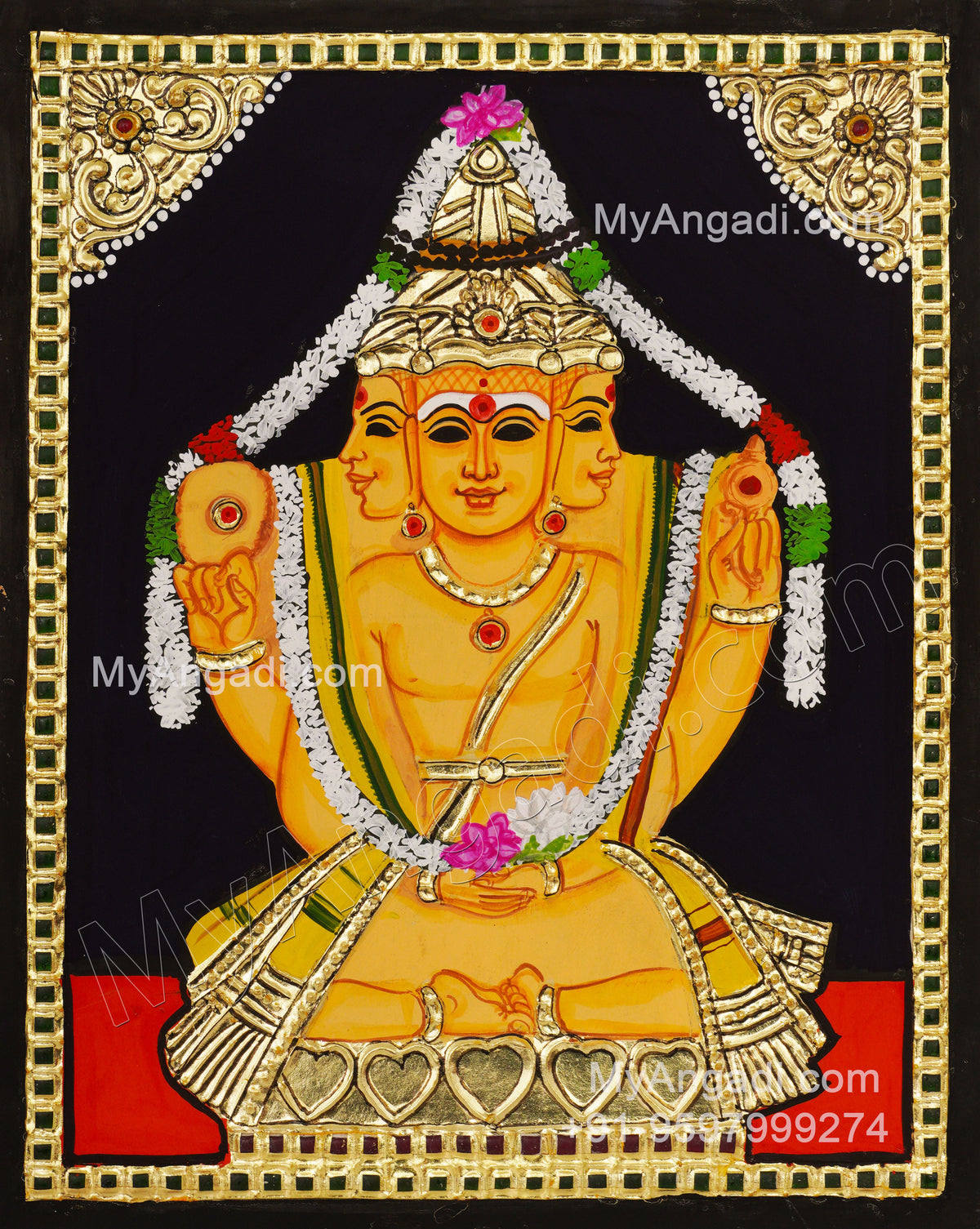 Brahma Tanjore Painting