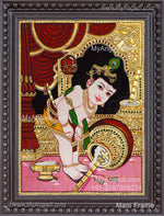 Butter Krishna Tanjore Painting