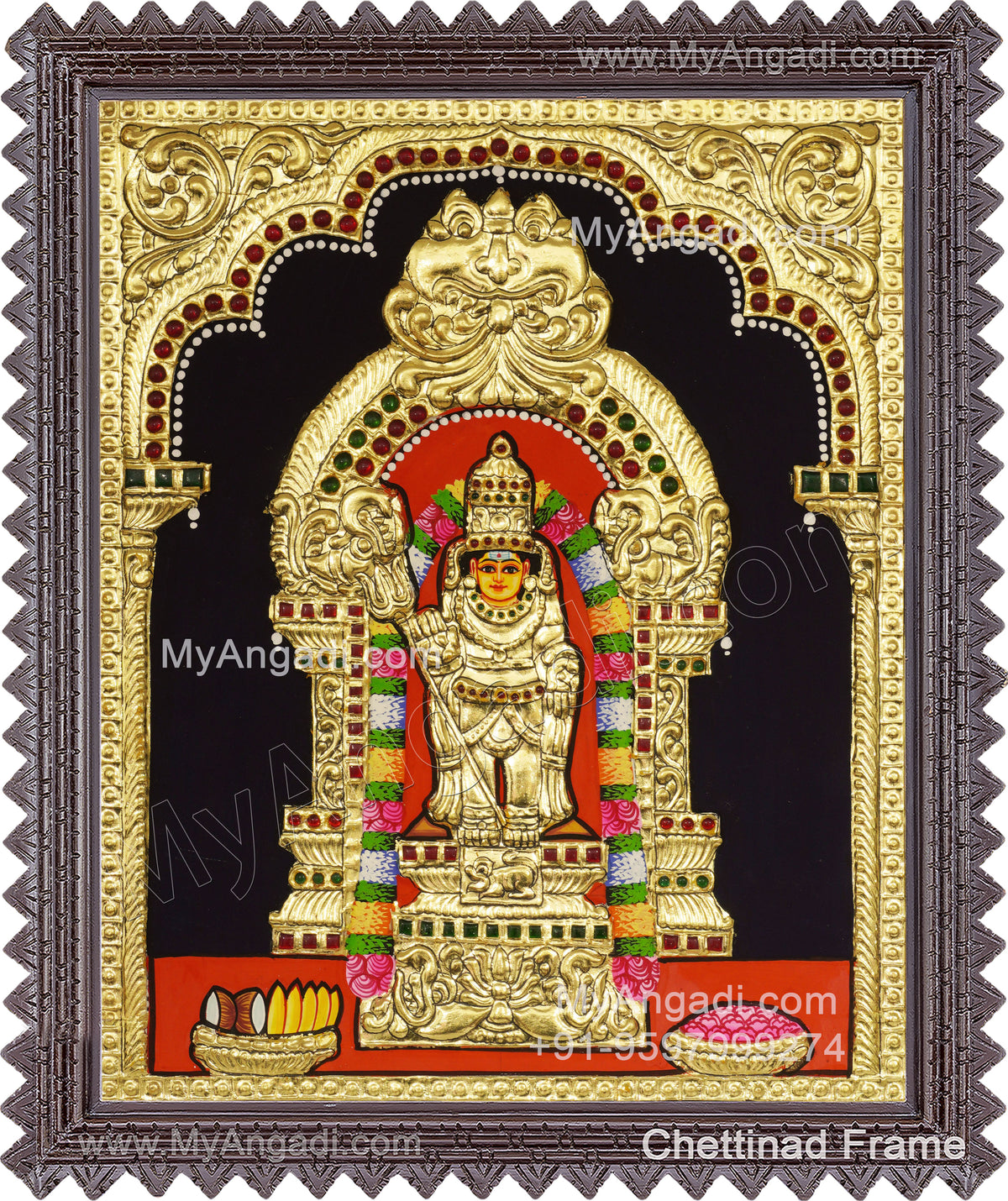 Balaguru Swamy Tanjore Painting