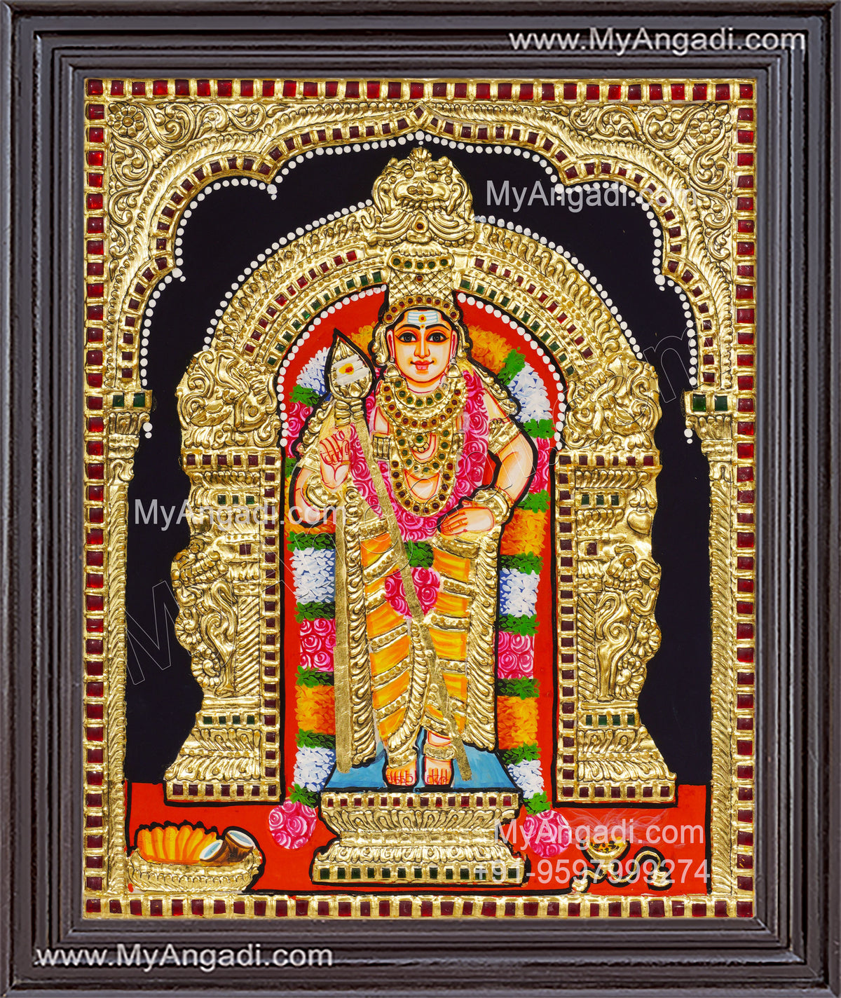 Murugan Tanjore Painting