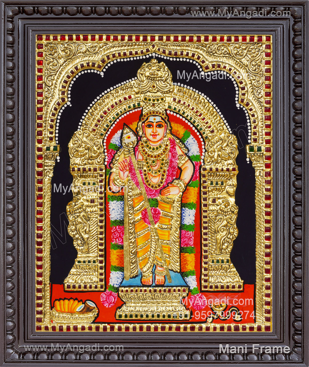 Murugan Tanjore Painting
