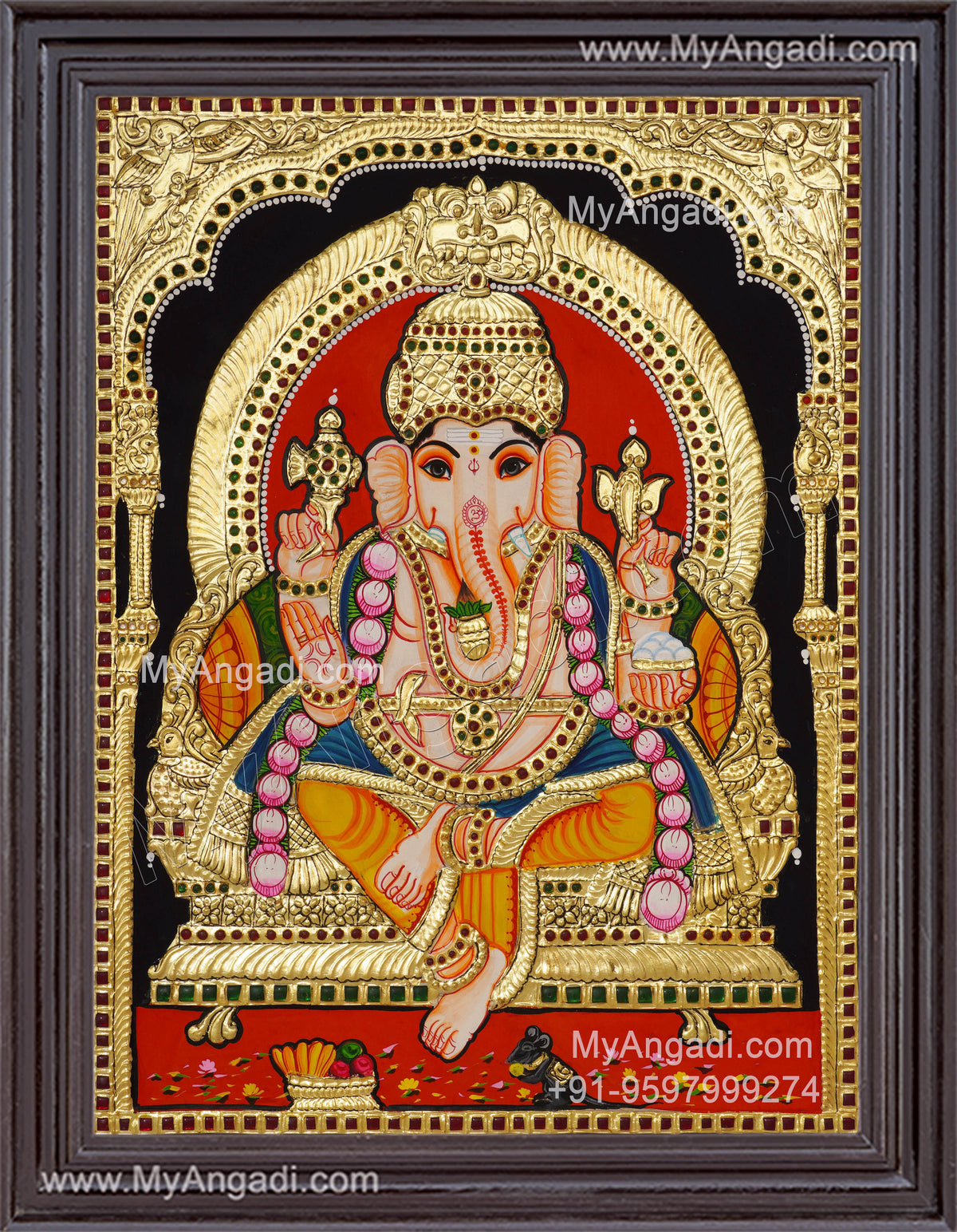 Vinayagar Tanjore Painting