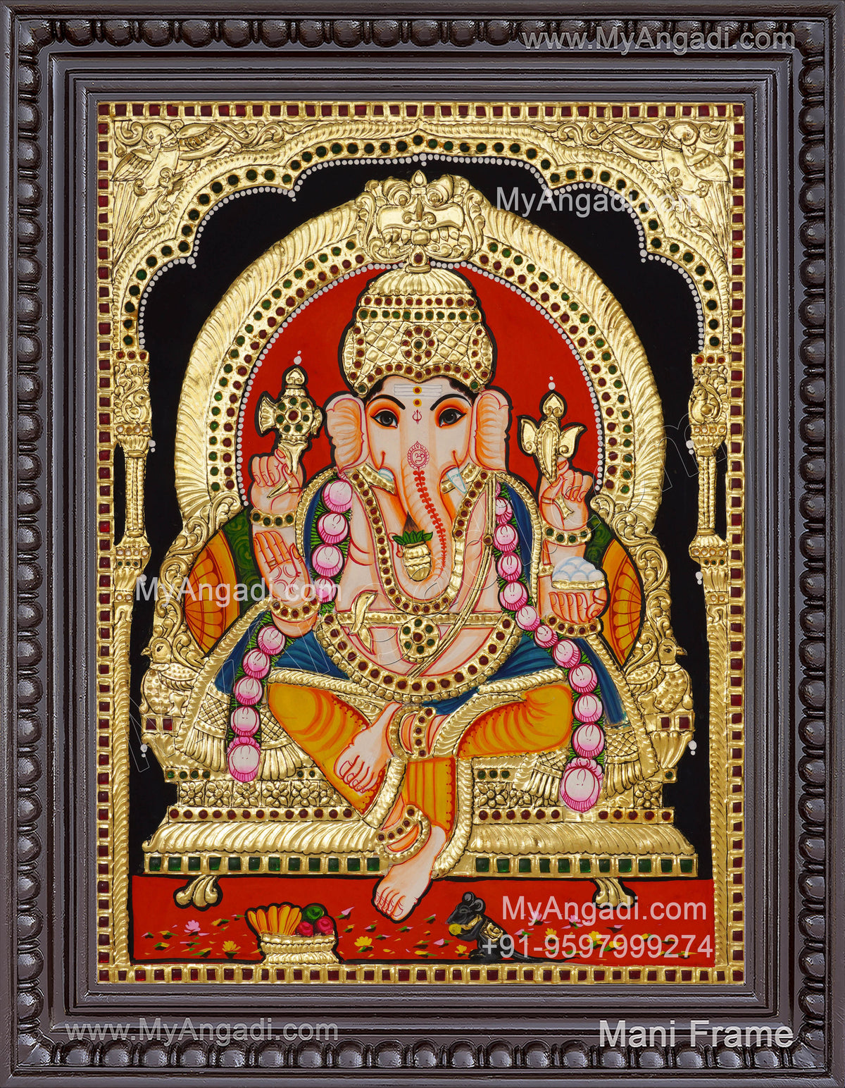 Vinayagar Tanjore Painting