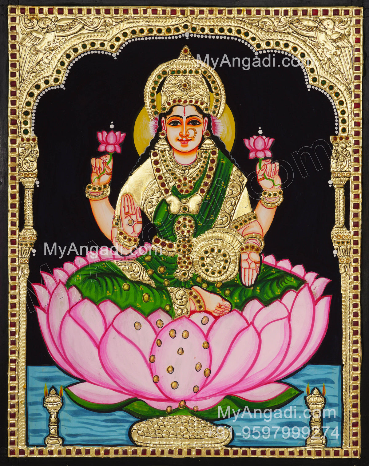 Lakshmi Tanjore Painting