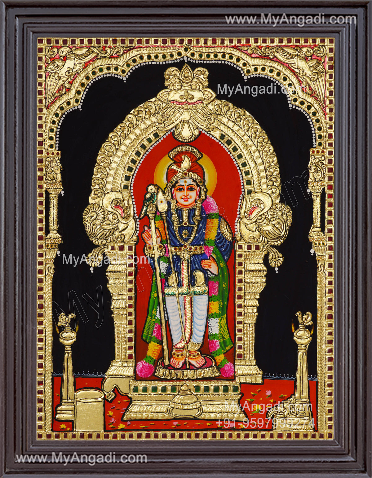 Murugan Tanjore Painting