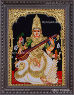 Saraswathi Tanjore Painting