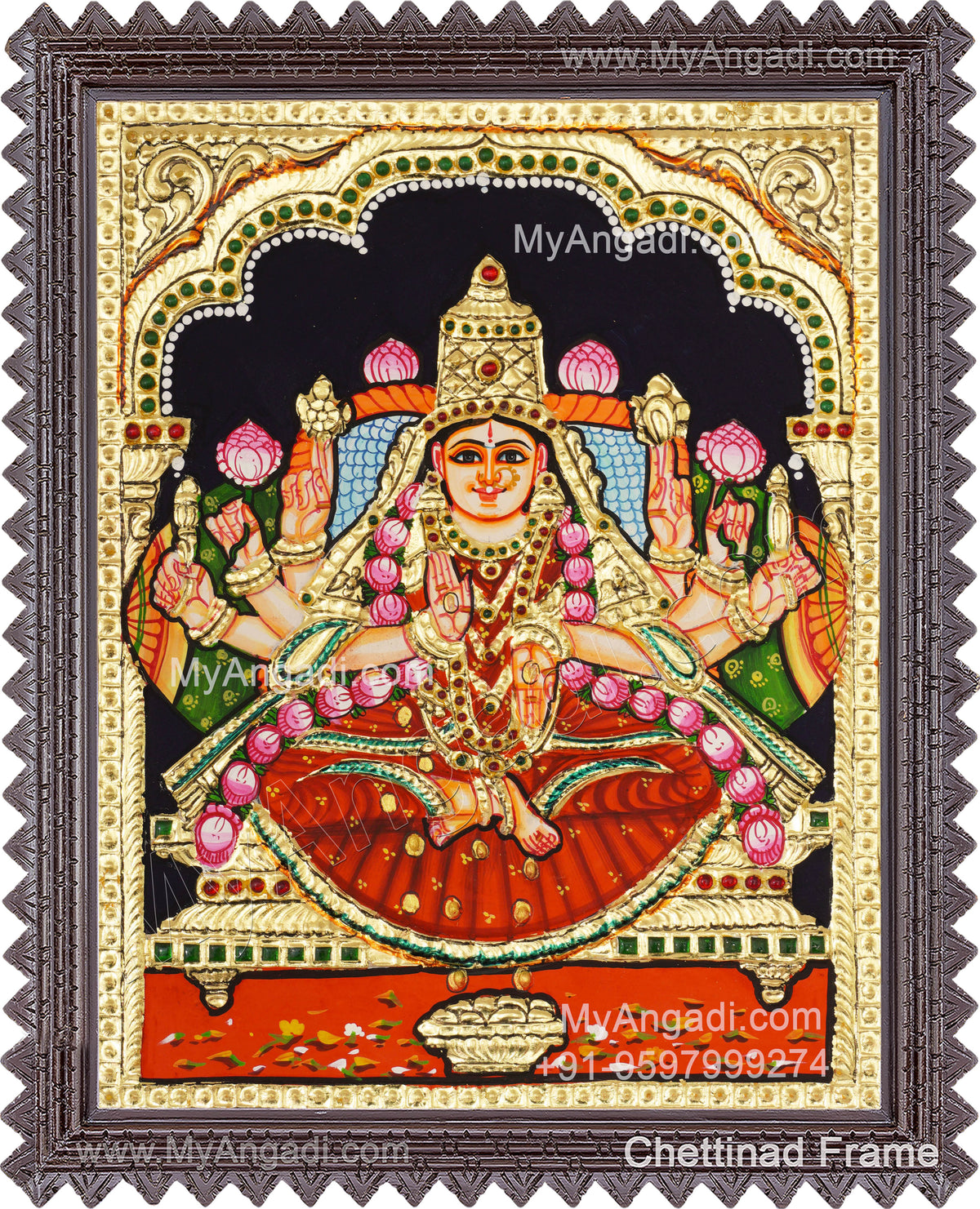 Lakshmi Tanjore Painting