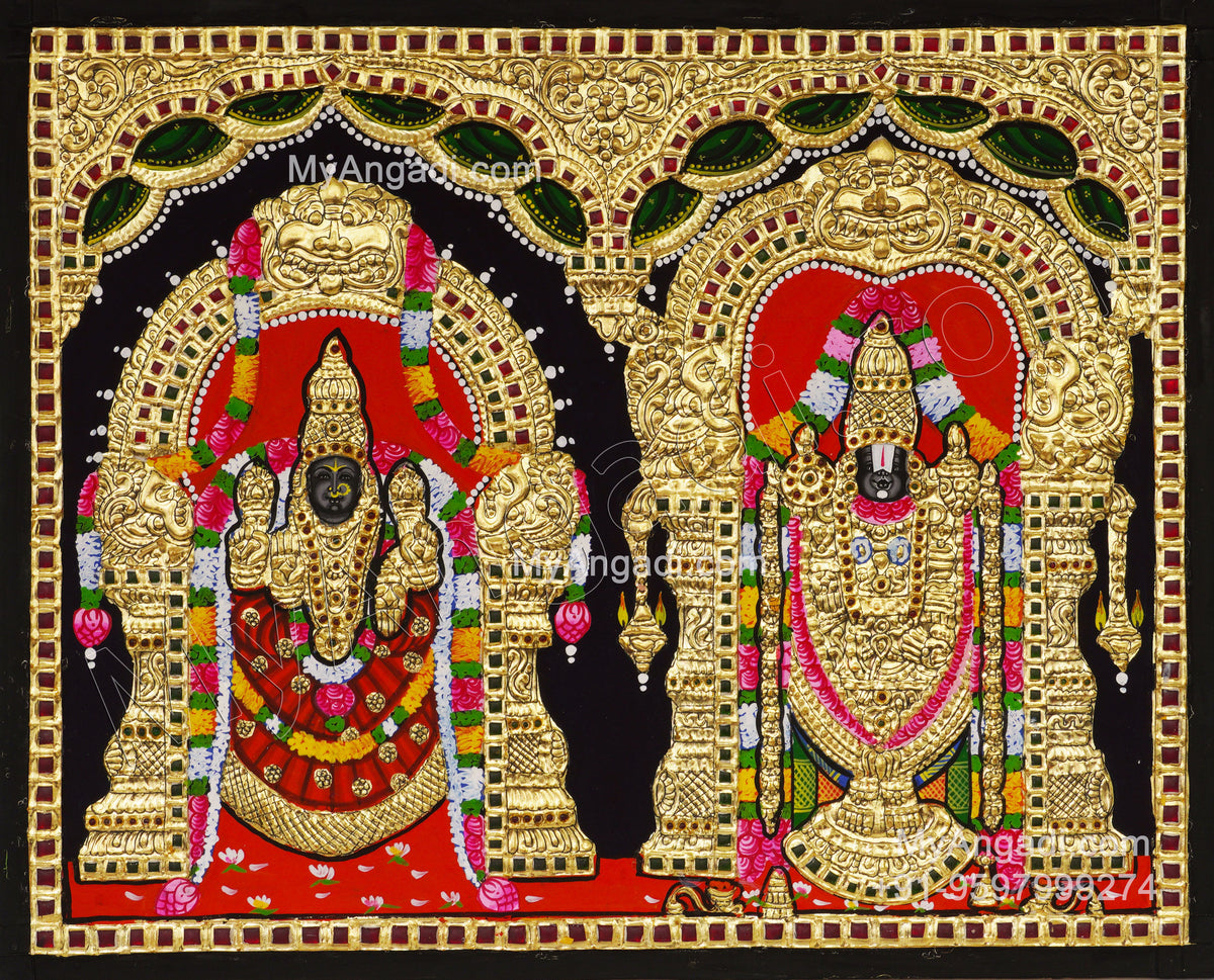 Balaji Thayar Tanjore Painting