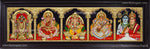 Panel Balaji Lakshmi Sivan Parvathi Ganesha Saraswathi Tanjore Painting