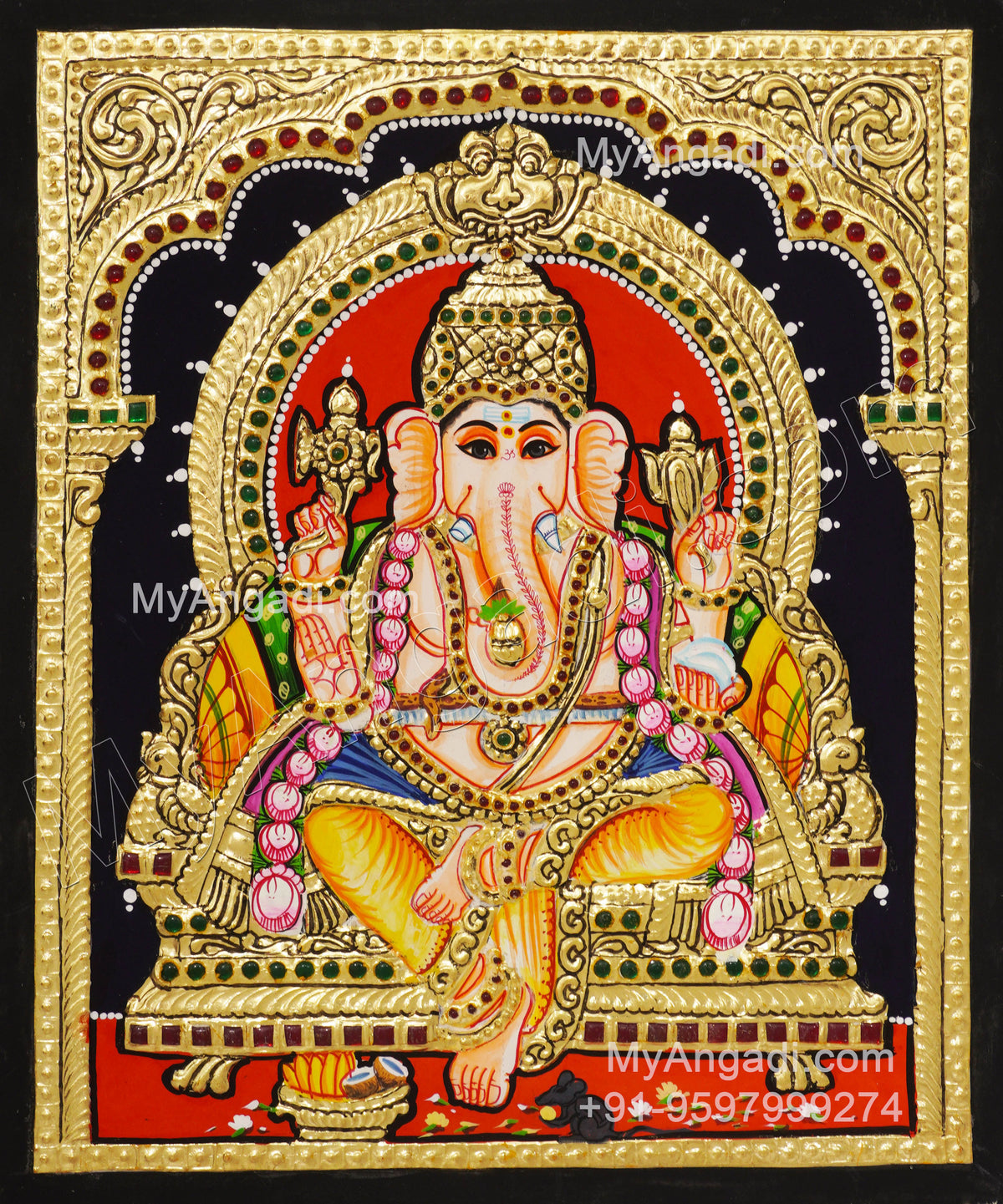 Ganesha Tanjore Paintings
