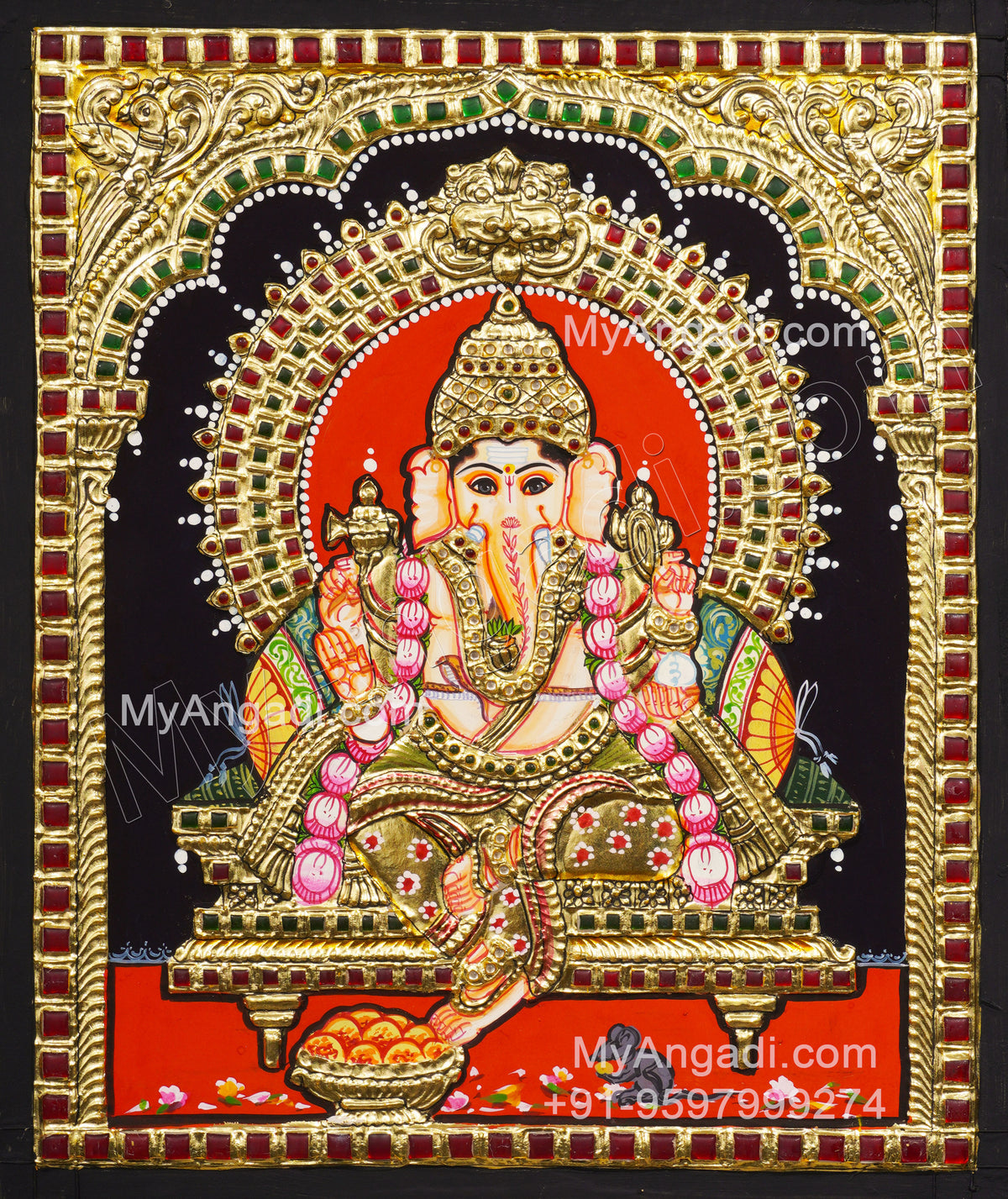 Ganesha Tajore Paintings