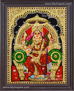 Kamatchi Amman Tanjore Painting