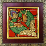 Parrot Tanjore Painting