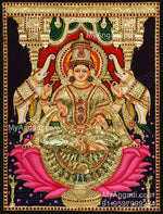 Gajalakshmi 2d Tanjore Painting